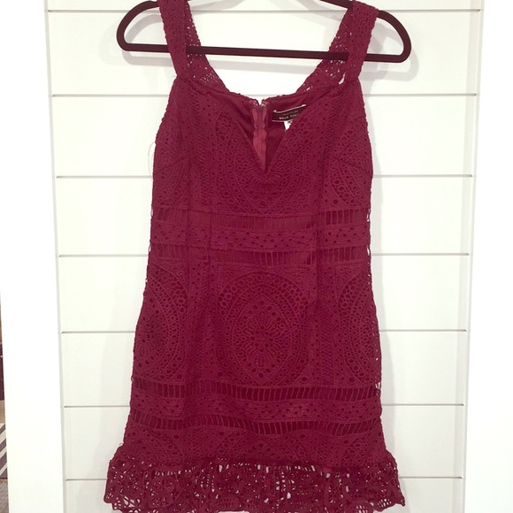 Maroon  Dress NWT! - Picture 2 of 4